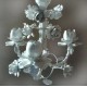  Lustre provençal com rosas quarto de bebe